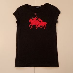 Ralph Lauren seed beed embroidered tshirt